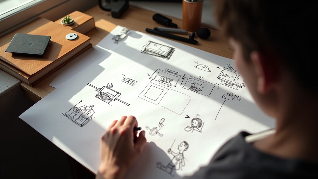 Animator's notebook com exemplos de espaçamento variável para diferentes tipos de movimento